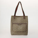 GUCCI GG Web Sherry Line Tote Bag Hand Bag 4 Set Beige Brown Auth ti4033-2