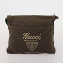 GUCCI GG Web Sherry Line Tote Bag Hand Bag 4 Set Beige Brown Auth ti4033-21