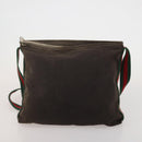 GUCCI GG Web Sherry Line Tote Bag Hand Bag 4 Set Beige Brown Auth ti4033-22