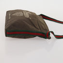 GUCCI GG Web Sherry Line Tote Bag Hand Bag 4 Set Beige Brown Auth ti4033-23