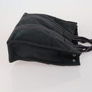 HERMES Chanel Tote Bag Canvas 2 Set Black Beige Auth ti4035-4