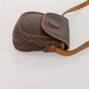 CELINE Bally Macadam Tote Bag Shoulder Bag Leather PVC 4 Set Brown Auth ti4036-11