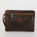 CELINE Bally Macadam Tote Bag Shoulder Bag Leather PVC 4 Set Brown Auth ti4036-23