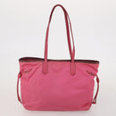 PRADA Tote Bag Shoulder Bag Nylon 4 Set Navy Pink Auth ti4037-15