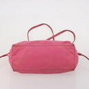 PRADA Tote Bag Shoulder Bag Nylon 4 Set Navy Pink Auth ti4037-18