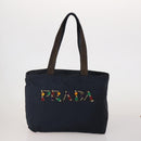 PRADA Tote Bag Shoulder Bag Nylon 4 Set Navy Pink Auth ti4037-2