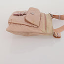 PRADA Shoulder Bag Tote Bag Nylon 4 Set Khaki Pink Auth ti4038-22