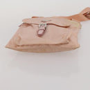 PRADA Shoulder Bag Tote Bag Nylon 4 Set Khaki Pink Auth ti4038-24