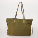 PRADA Shoulder Bag Tote Bag Nylon 4 Set Khaki Pink Auth ti4038-3