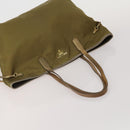 PRADA Shoulder Bag Tote Bag Nylon 4 Set Khaki Pink Auth ti4038-5