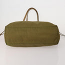 PRADA Shoulder Bag Tote Bag Nylon 4 Set Khaki Pink Auth ti4038-6