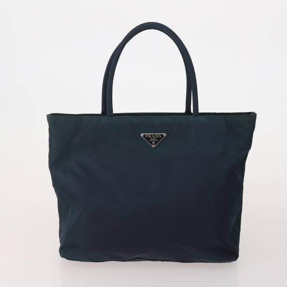 PRADA Tote Bag Shoulder Bag Hand Bag Nylon 5 Set Navy Khaki Auth ti4039