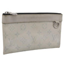 LOUIS VUITTON Taigalama Pochette Discovery PM Bag White M30279 LV Auth ti4043-1