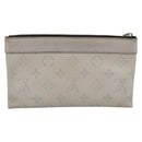 LOUIS VUITTON Taigalama Pochette Discovery PM Bag White M30279 LV Auth ti4043-3