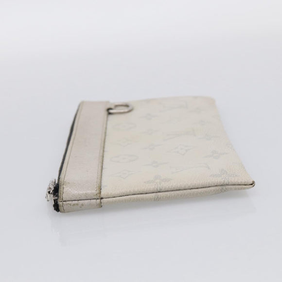 LOUIS VUITTON Taigalama Pochette Discovery PM Bag White M30279 LV Auth ti4043