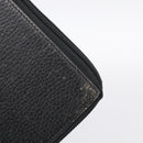 HERMES Clutch Bag Leather Black Auth ti4044-13