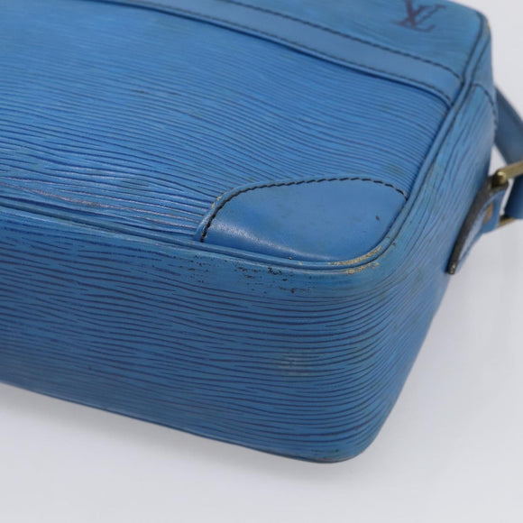 LOUIS VUITTON Epi Trocadero 27 Shoulder Bag Blue M52315 LV Auth ti4046