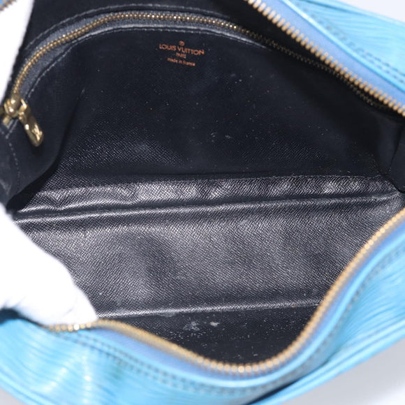 LOUIS VUITTON Epi Trocadero 27 Shoulder Bag Blue M52315 LV Auth ti4046