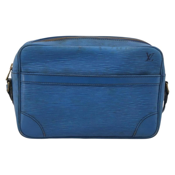 LOUIS VUITTON Epi Trocadero 27 Shoulder Bag Blue M52315 LV Auth ti4046
