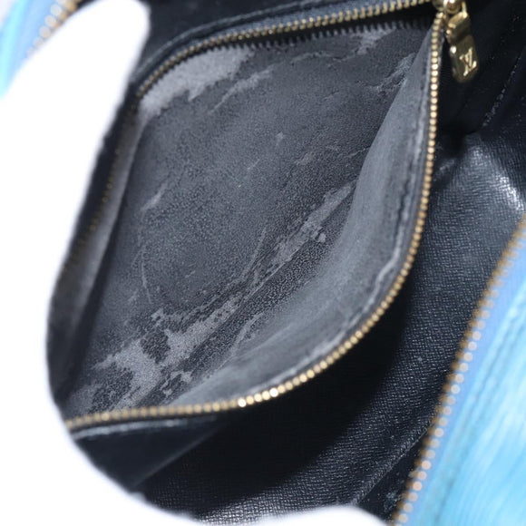 LOUIS VUITTON Epi Trocadero 27 Shoulder Bag Blue M52315 LV Auth ti4046