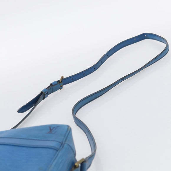 LOUIS VUITTON Epi Trocadero 27 Shoulder Bag Blue M52315 LV Auth ti4046