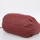GUCCI Hand Bag Canvas Vinyl 2 Set Red Black Auth ti4047-6
