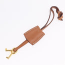 CELINE Macadam Business Bag PVC Brown Gold Tone Auth ti4052-26