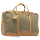 GUCCI GG Canvas Boston Bag Khaki Gold Tone 010 615 3651 Auth ti4055-1