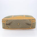 GUCCI GG Canvas Boston Bag Khaki Gold Tone 010 615 3651 Auth ti4055-11