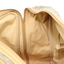 GUCCI GG Canvas Boston Bag Khaki Gold Tone 010 615 3651 Auth ti4055-20