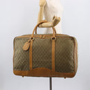 GUCCI GG Canvas Boston Bag Khaki Gold Tone 010 615 3651 Auth ti4055-28