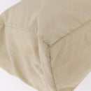PRADA Hand Bag Nylon 2 Set Ivory Auth ti4056-8