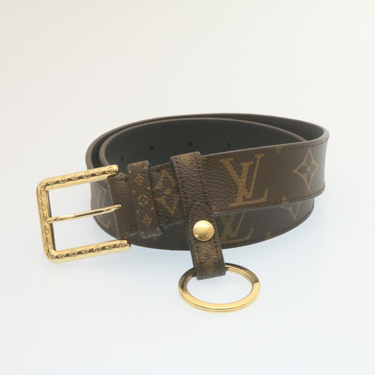 LOUIS VUITTON Monogram Ceinture Daily Multi Pocket Waist Bag M0236Y Auth ai676A