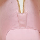 LOUIS VUITTON Vernis Rayures Alma BB Hand Bag 2way Beige Pink M90970 Auth ai678M-22