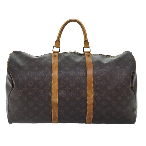 LOUIS VUITTON Monogram Keepall 50 Boston Bag M41426 LV Auth tp369