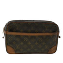 LOUIS VUITTON Monogram Compiegne 28 Clutch Bag M51845 LV Auth tp463-13