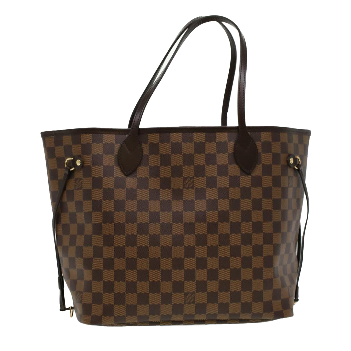 LOUIS VUITTON Damier Ebene Neverfull MM Tote Bag N51105 LV Auth ai684SA