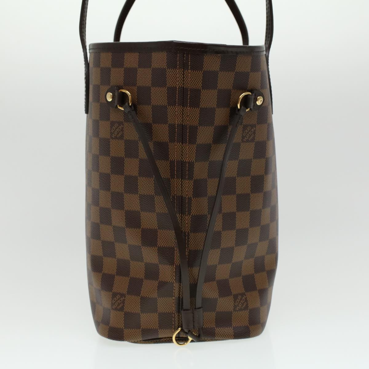 LOUIS VUITTON Damier Ebene Neverfull MM Tote Bag N51105 LV Auth ai684SA