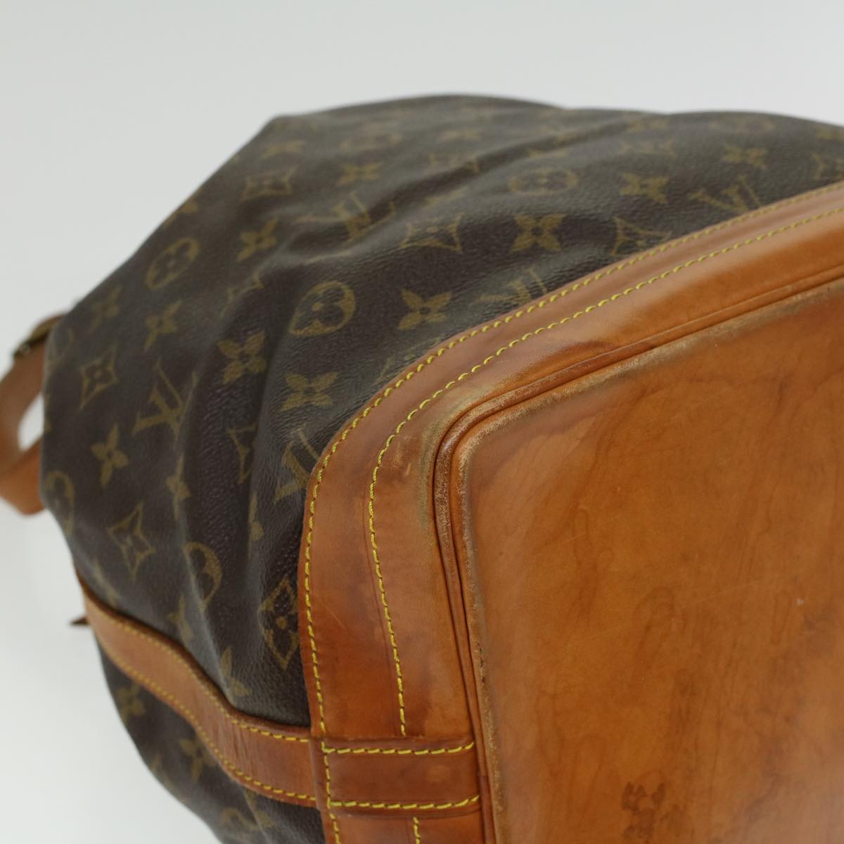 LOUIS VUITTON Monogram Noe Shoulder Bag M42224 LV Auth tp551