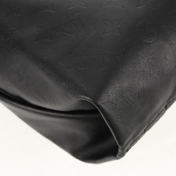 LOUIS VUITTON Monogram Shadow Tote Bag Zwart M43679 LV Auth TR218