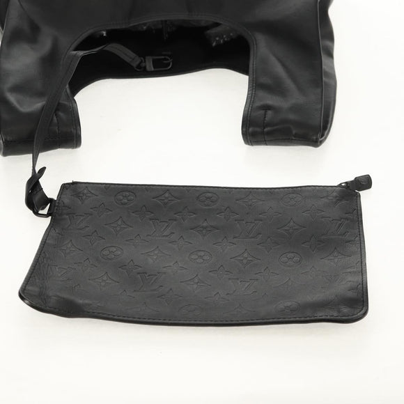 LOUIS VUITTON Monogram Shadow Tote Bag Zwart M43679 LV Auth TR218