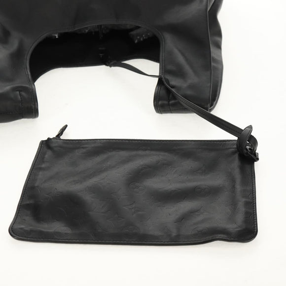 LOUIS VUITTON Monogram Shadow Tote Bag Zwart M43679 LV Auth TR218