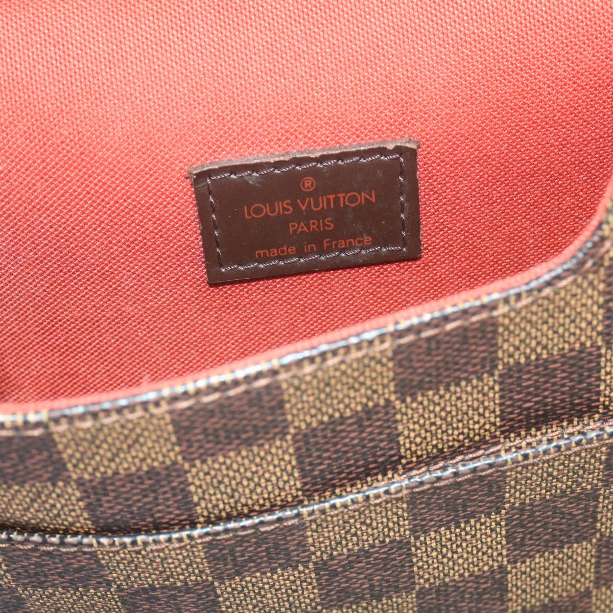 LOUIS VUITTON Damier Ebene Portello Shoulder Bag N45271 LV Auth uy137