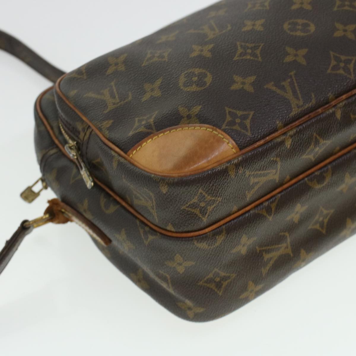 LOUIS VUITTON Monogram Nile Shoulder Bag M45244 LV Auth yb114