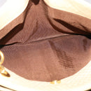 BALLY Quilted Shoulder Bag Leather Beige Auth yb275-20