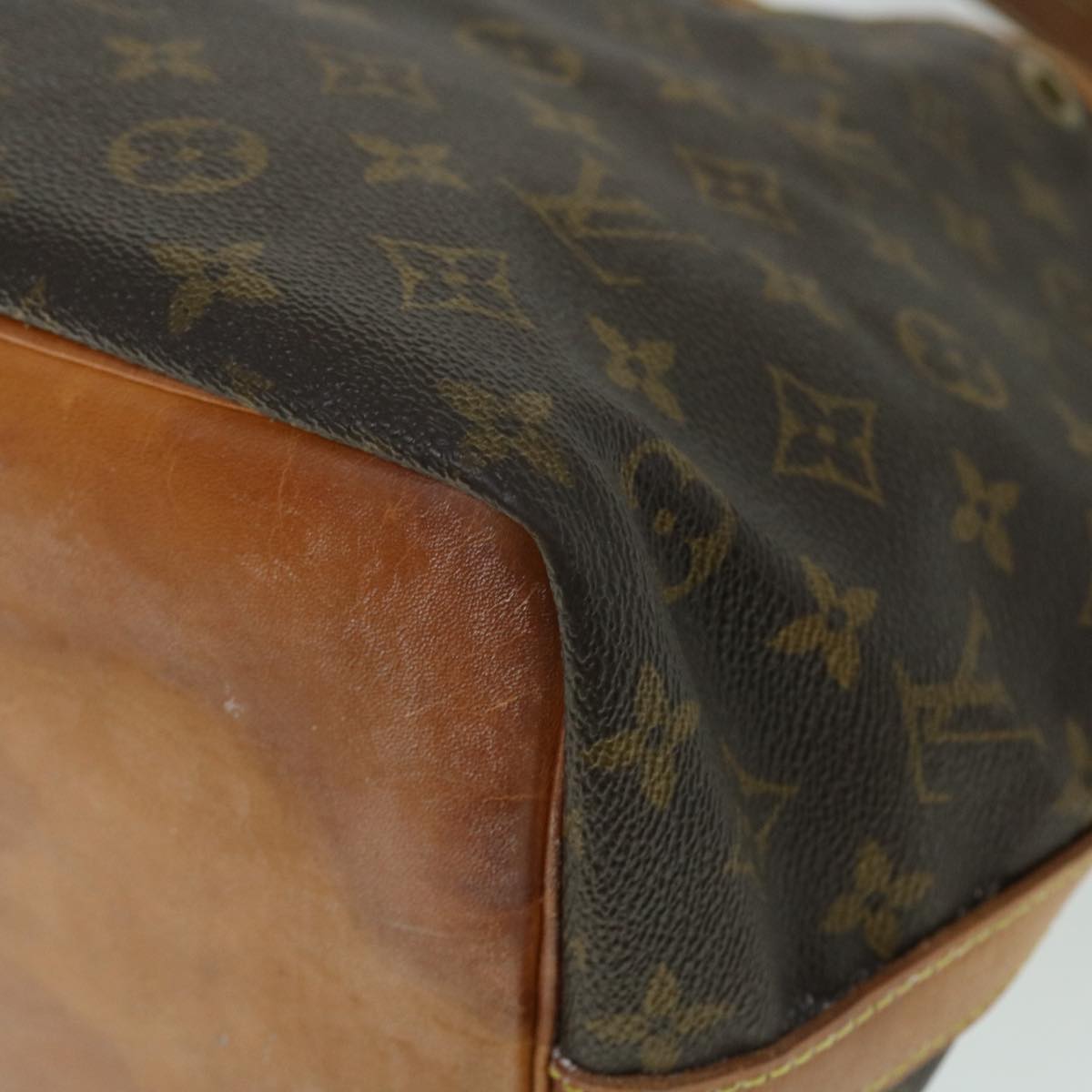 LOUIS VUITTON Monogram Petit Noe Shoulder Bag M42226 LV Auth yb322