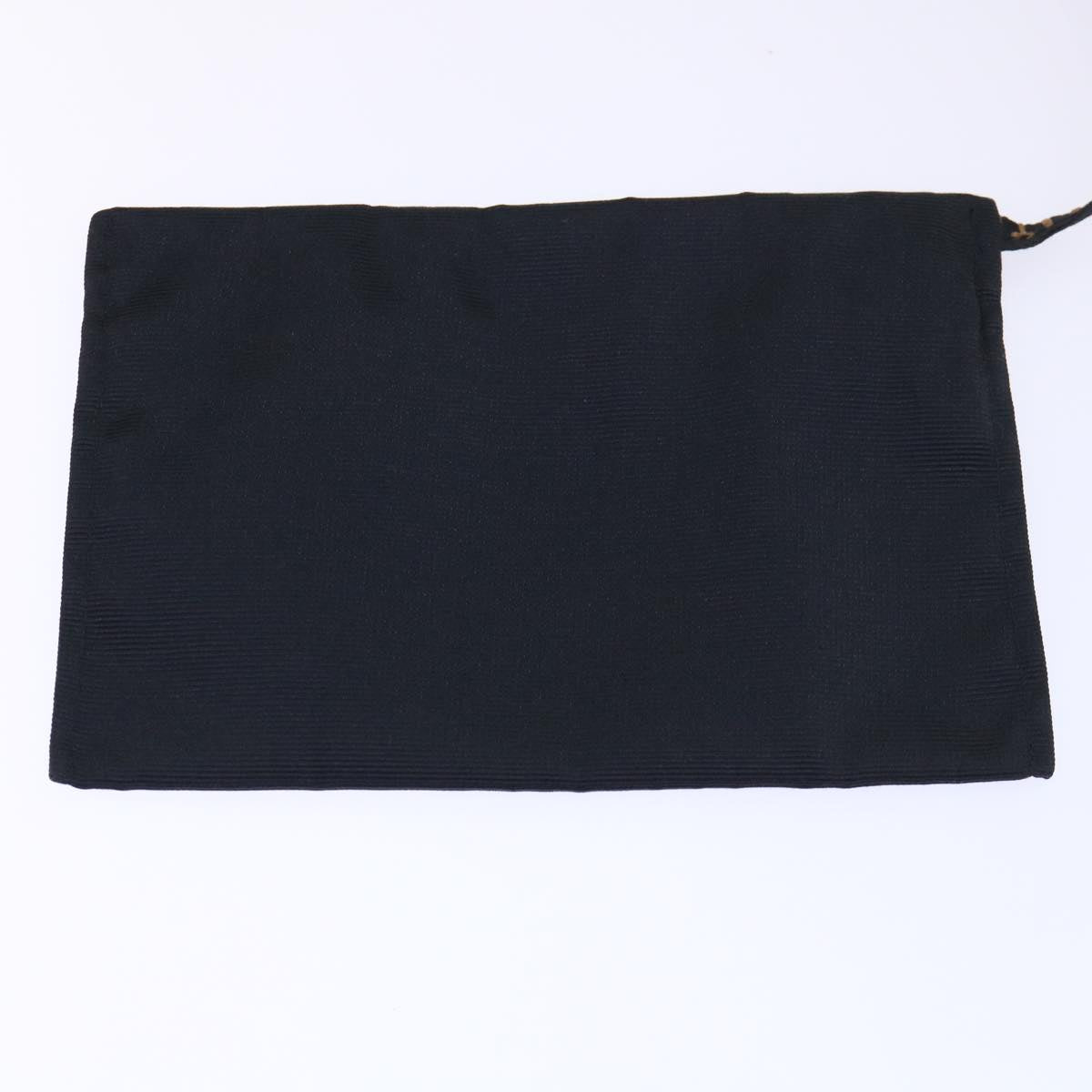 FENDI Shoulder Bag Nylon Black Auth yb361