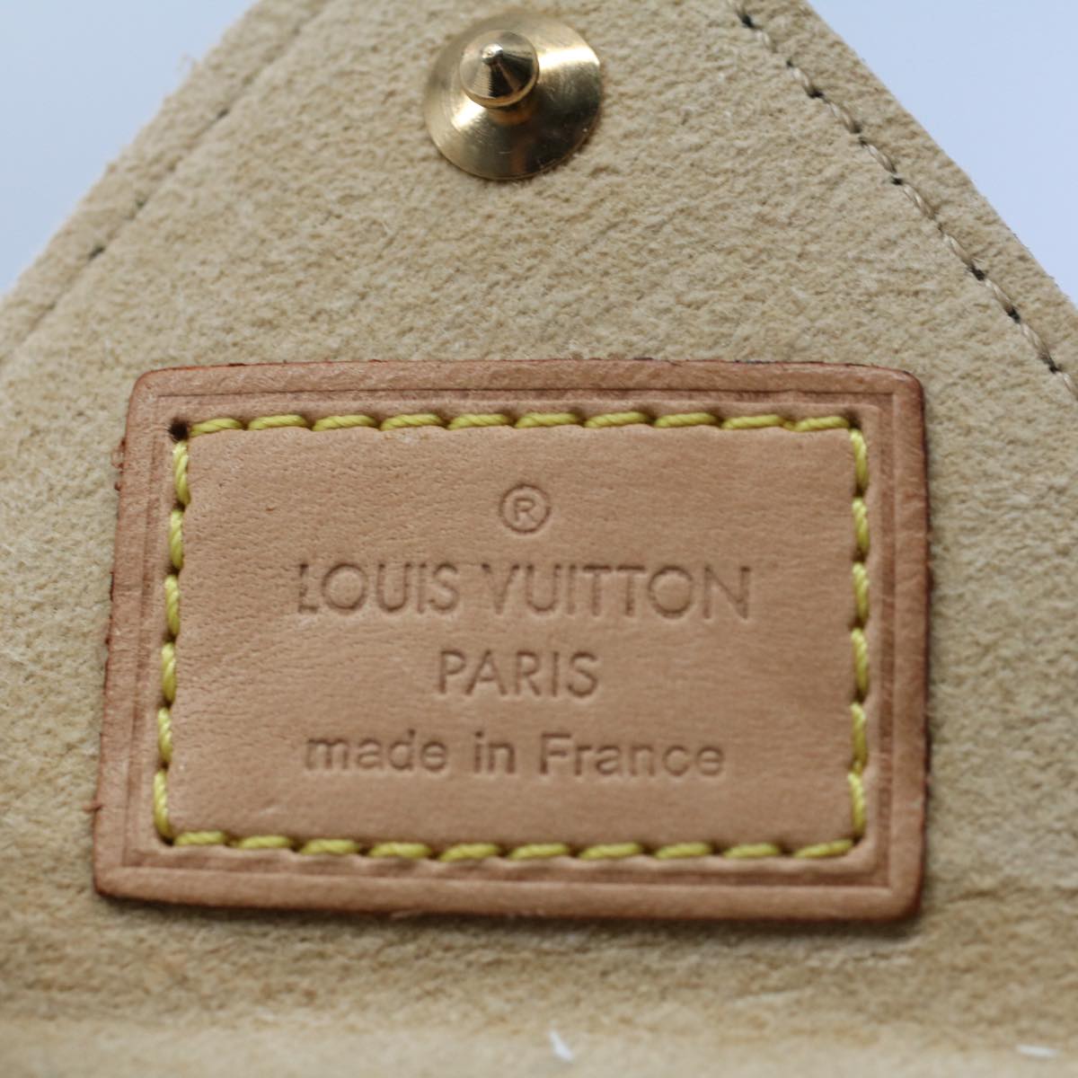 LOUIS VUITTON Monogram Jewelry Case LV Auth yb363