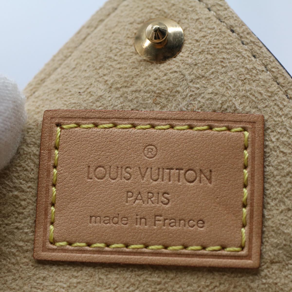 LOUIS VUITTON Monogram Jewelry Case LV Auth yb364