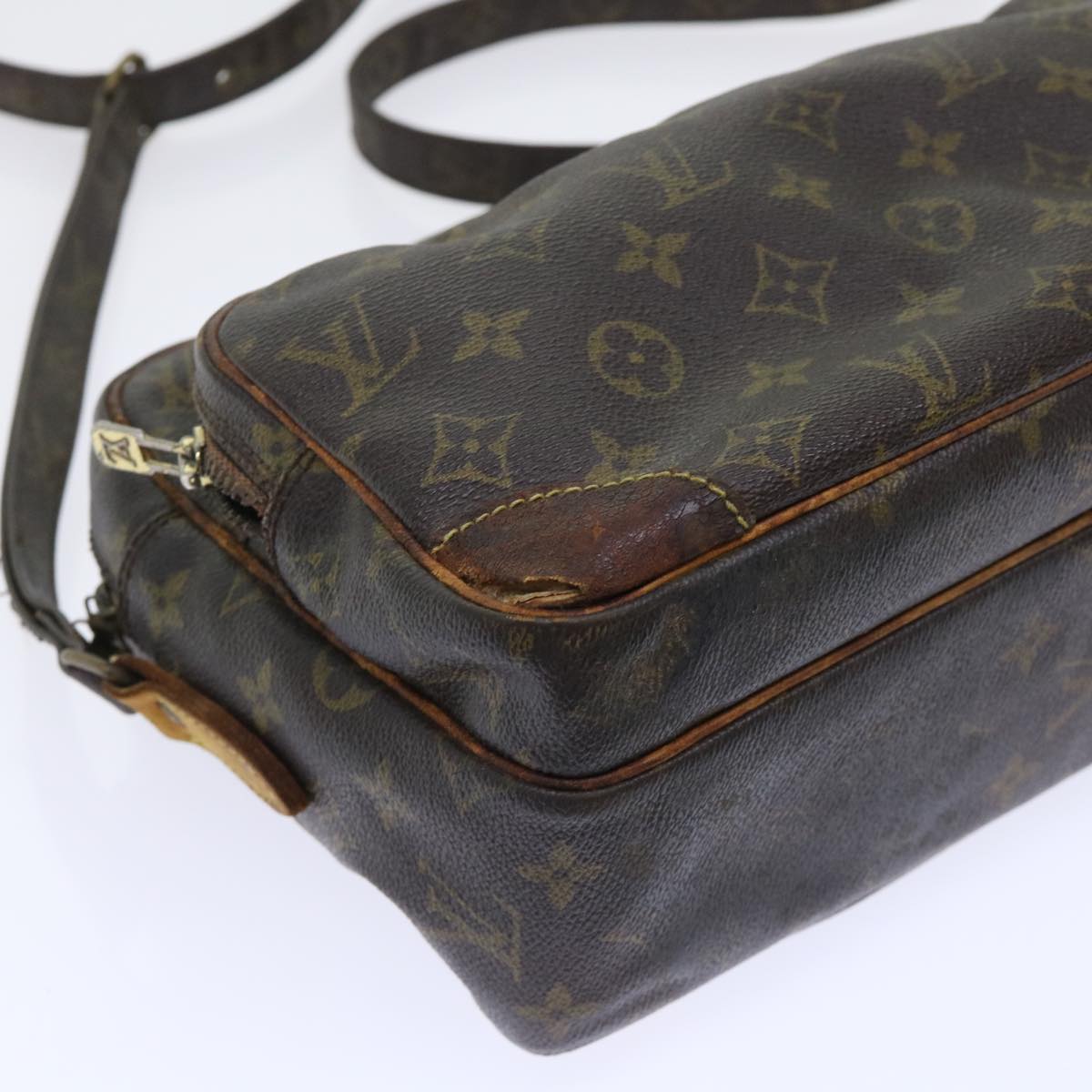 LOUIS VUITTON Monogram Nile Shoulder Bag M45244 LV Auth yb369